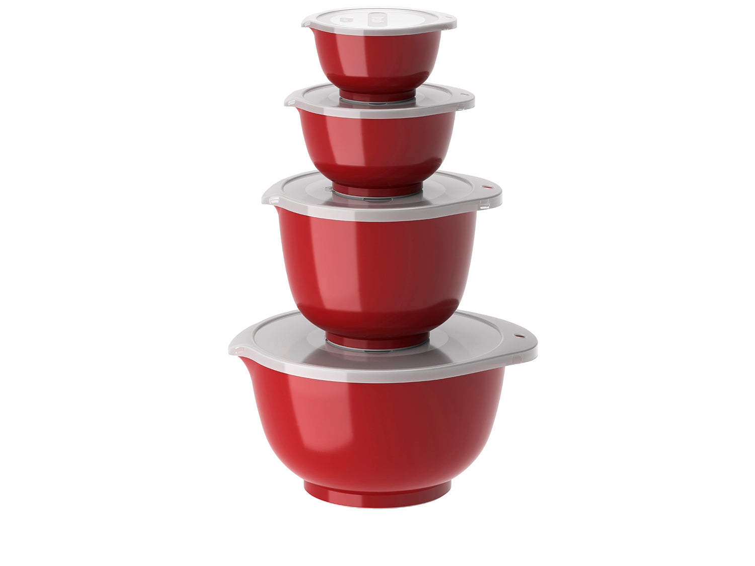 Set de bols 8 pces NEW MARGRETHE en durostima® Rouge Rosti - Mathon - 1