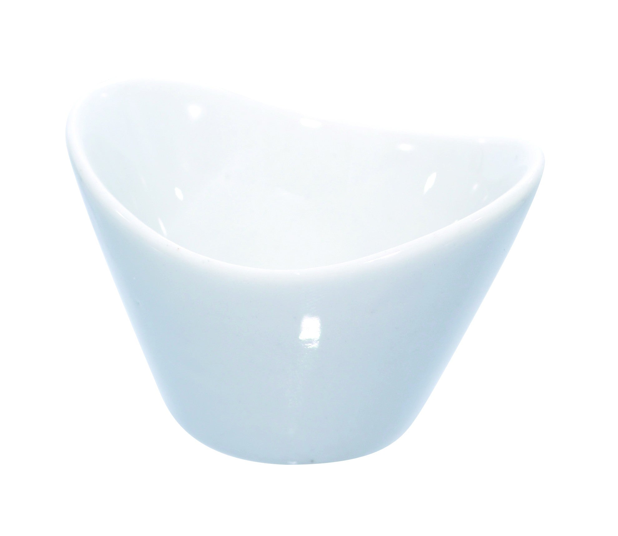 4Pcs - Mini pot en porcelaine blanc  66x54x45mm FirstPack - Mathon - 1