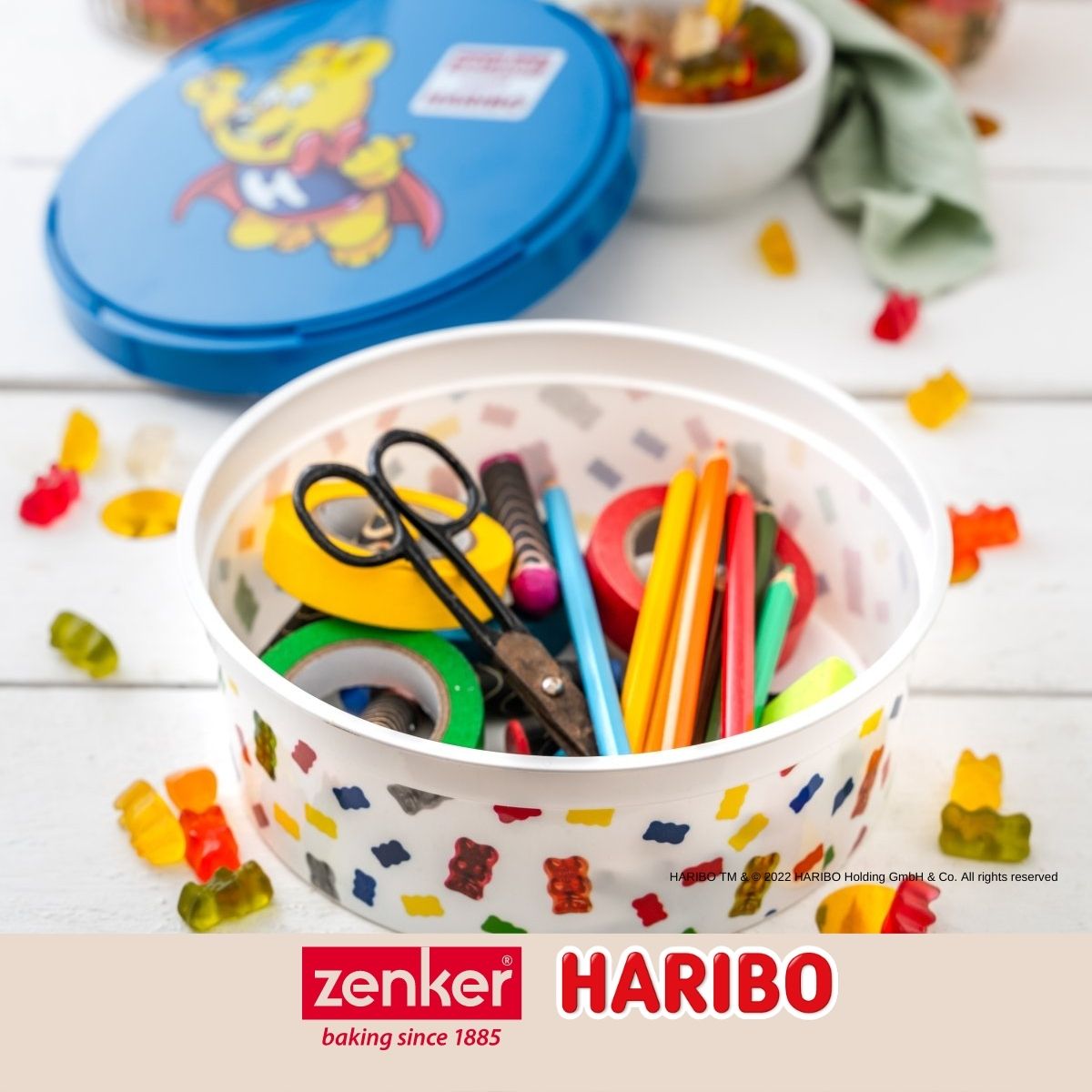 Boîte alimentaire avec couvercle en plastique 18,5 cm Zenker Haribo Zenker - Mathon - 6
