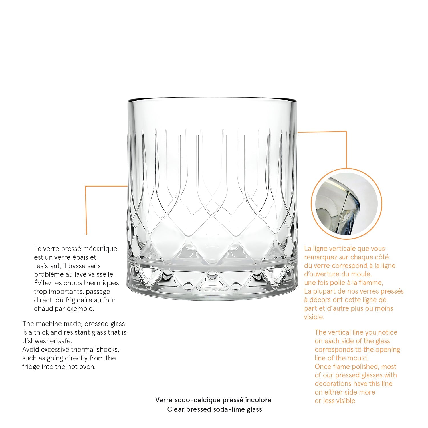 Lot de 6 gobelets CHICAGO La Rochère - Mathon - 4