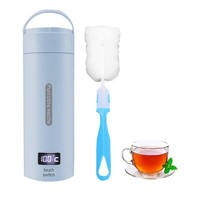 Bouilloire électrique de 0,35L de voyage portable avec 4 modes de réglage de la température bleu Vendos85 - Mathon