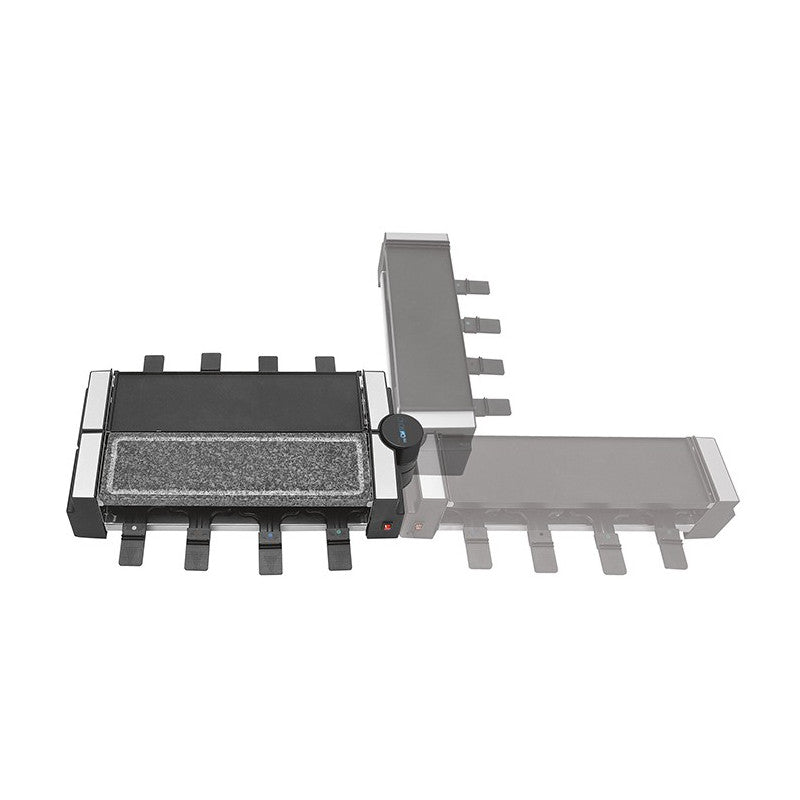 Raclette gril avec pierre chaude 8 personnes Clatronic RG 3678 Noir Clatronic - Mathon - 2