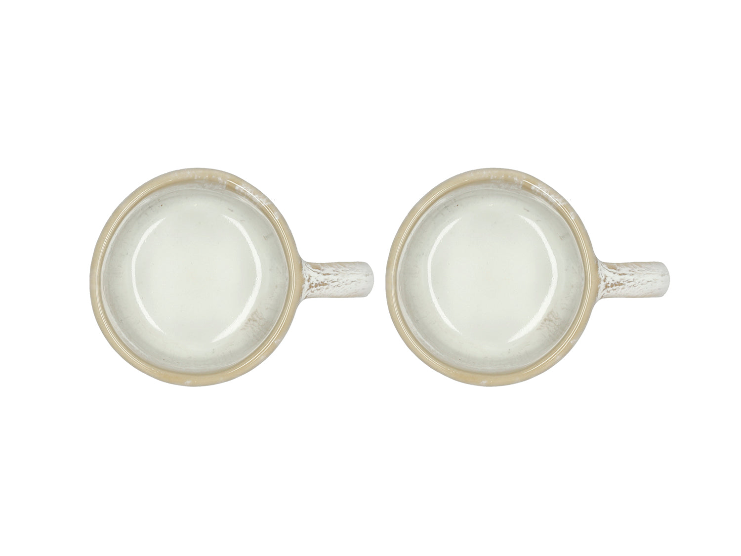 Set de 2 tasses espresso STYLES en grès Crème/Sabre Villa Collection - Mathon - 2
