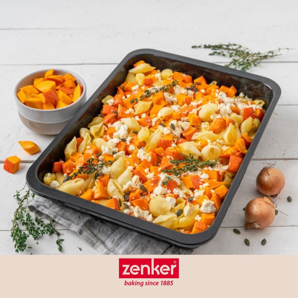 Plat à four XXL rectangle 40 x 29 cm en acier émaillé Zenker Spécial Cooking Zenker - Mathon - 5