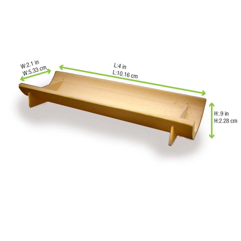 20Pcs - Assiette socle demi-bambou Nagano 100x55x25mm FirstPack - Mathon - 2