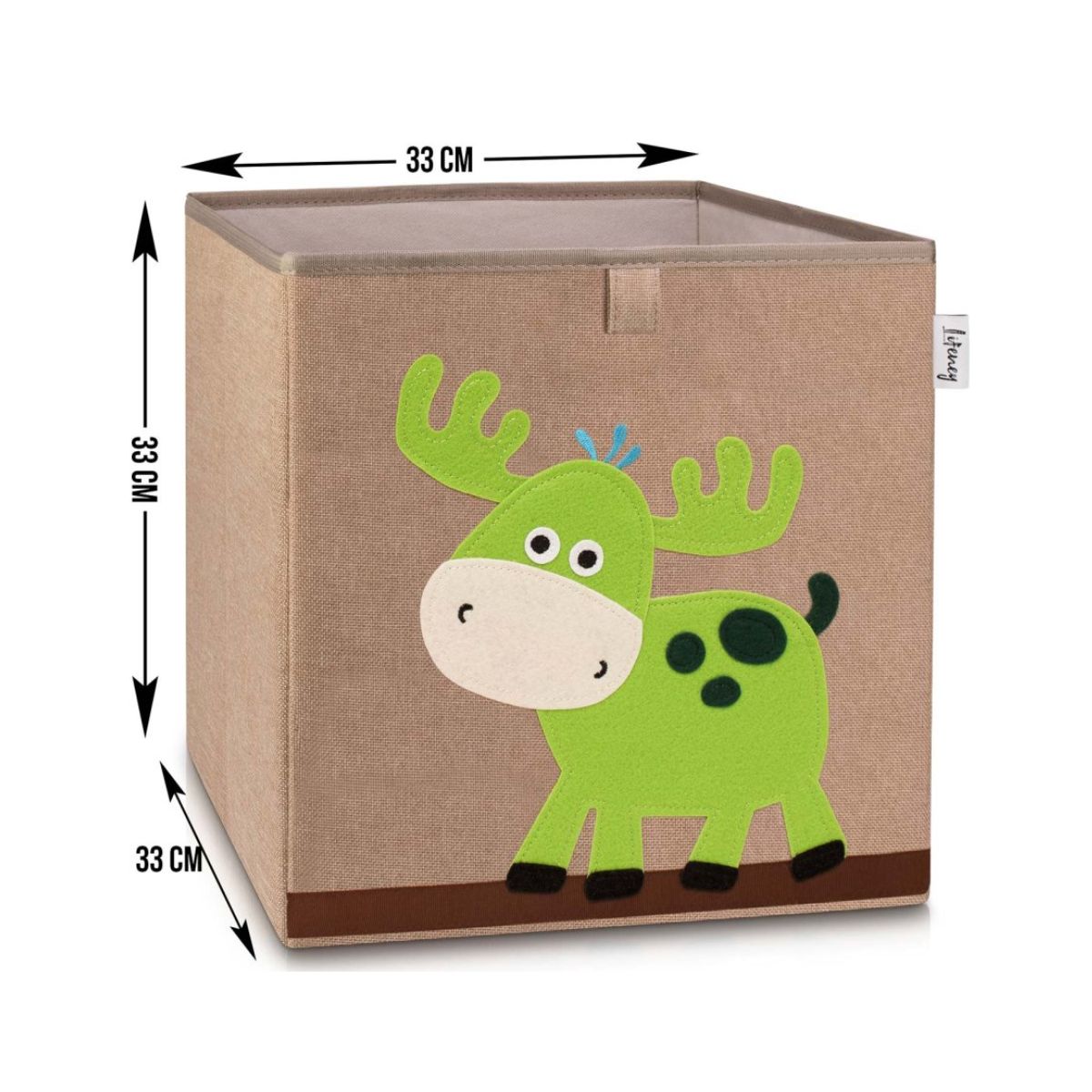 Boîte de rangement en tissu pour enfant "cerf", compatible Ikea Kallax Lifeney Fackelmann - Mathon - 3