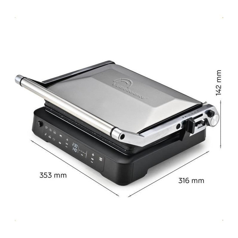 Grill Viande - Little Balance - 8734 - 2000 W - 6 Positions - Aluminium / Noir Little Balance - Mathon - 2