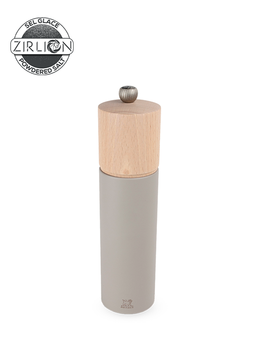 Boreal Moulin à sel manuel en bois, gris galet, 21cm - 8in Peugeot - Mathon - 1