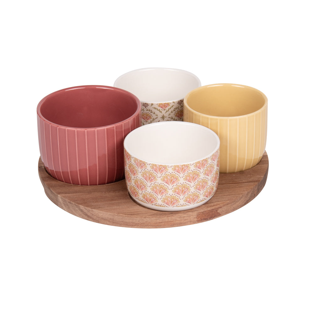 Set apéritif 4 pièces Rangoli Table passion - Mathon - 1