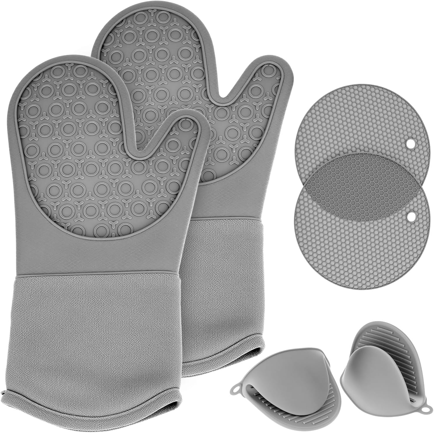 Ensemble Gants et Manique Cuisine Silicone Vendos85 - Mathon