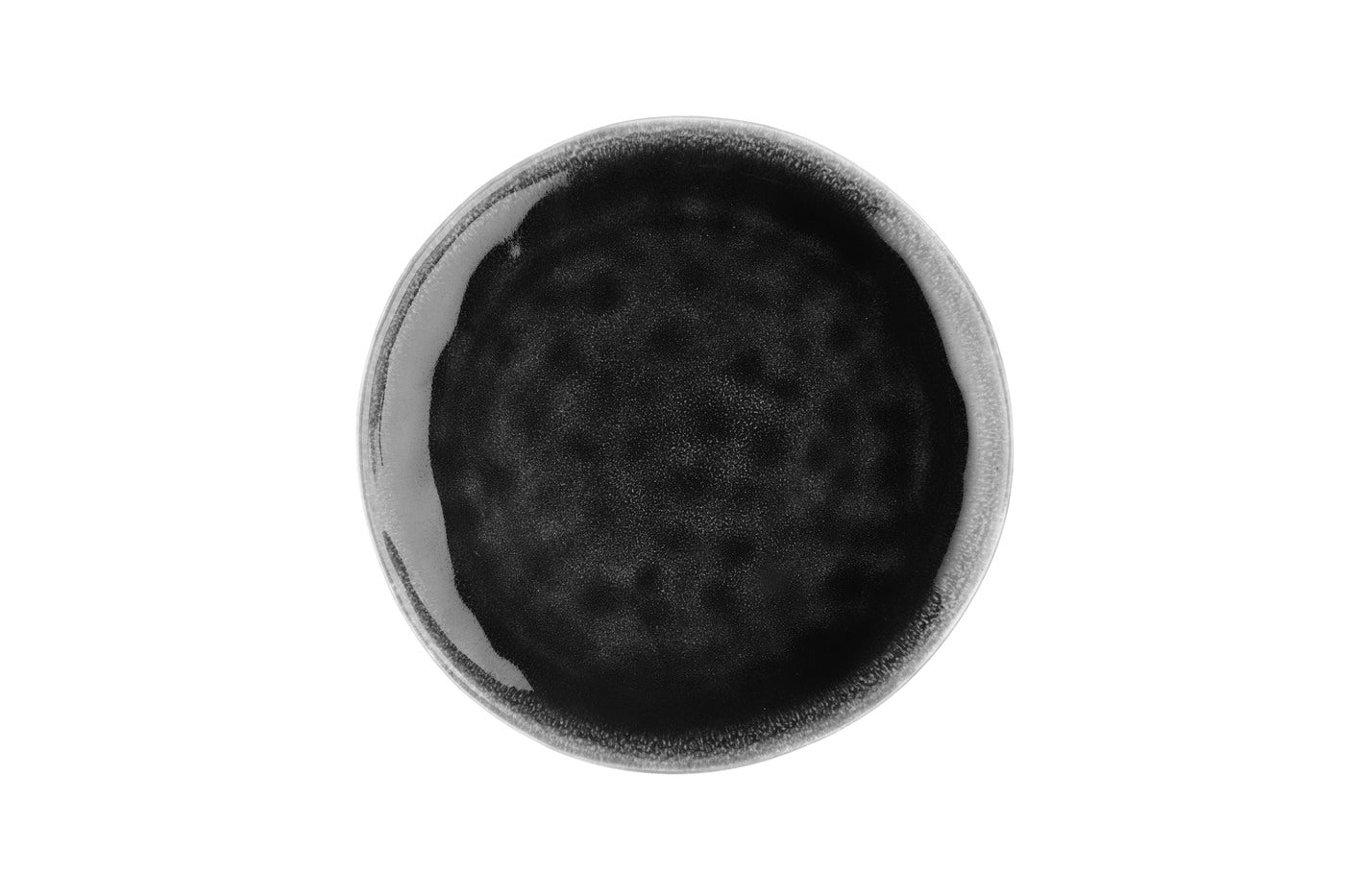Lot de 6 assiettes à dessert en grès noir D21 Björn - Mathon - 4