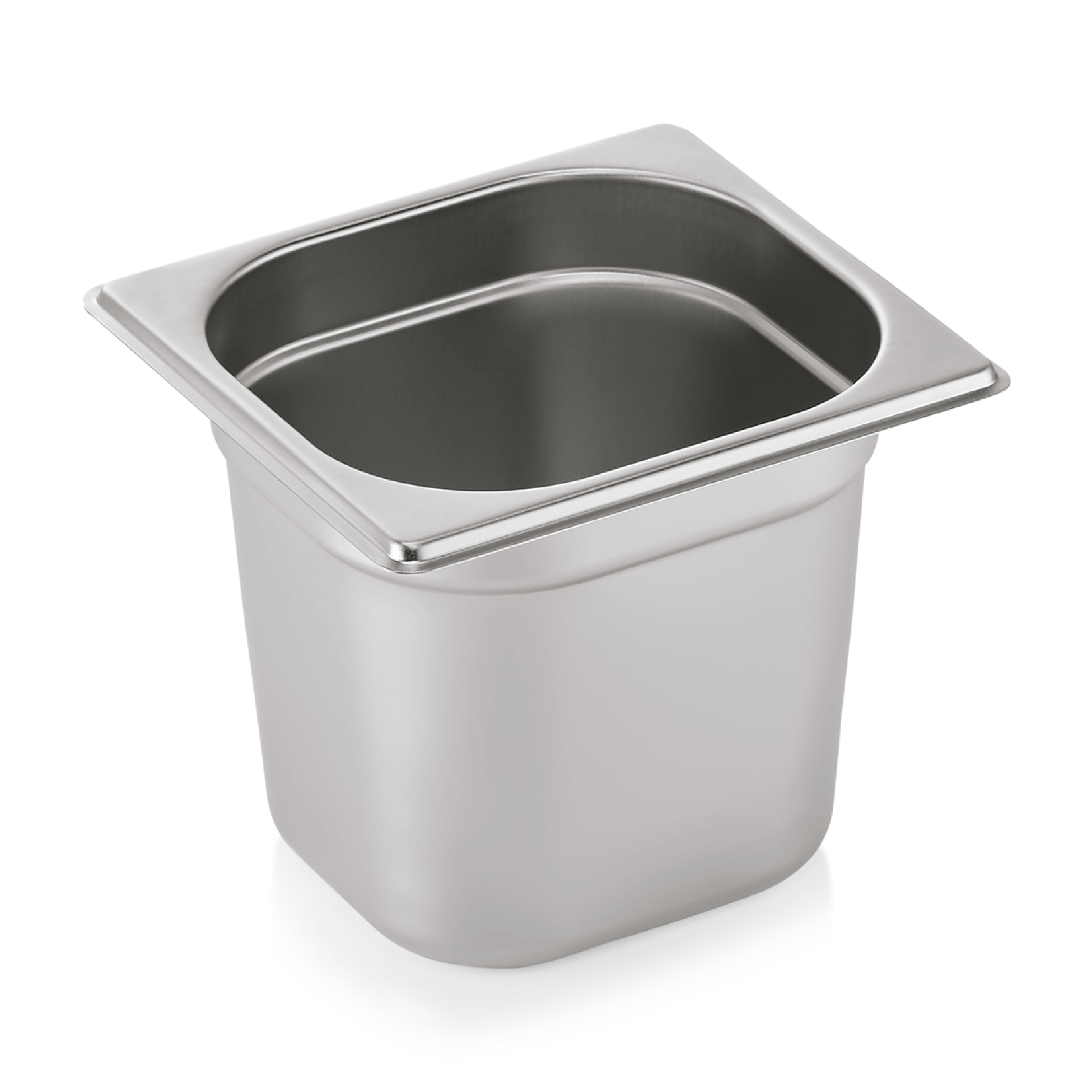 Bac GN 1/6 ECO en Acier au nickel-chrome 2,4 L H 150 mm Lot de 6 - WAS Germany - Mathon