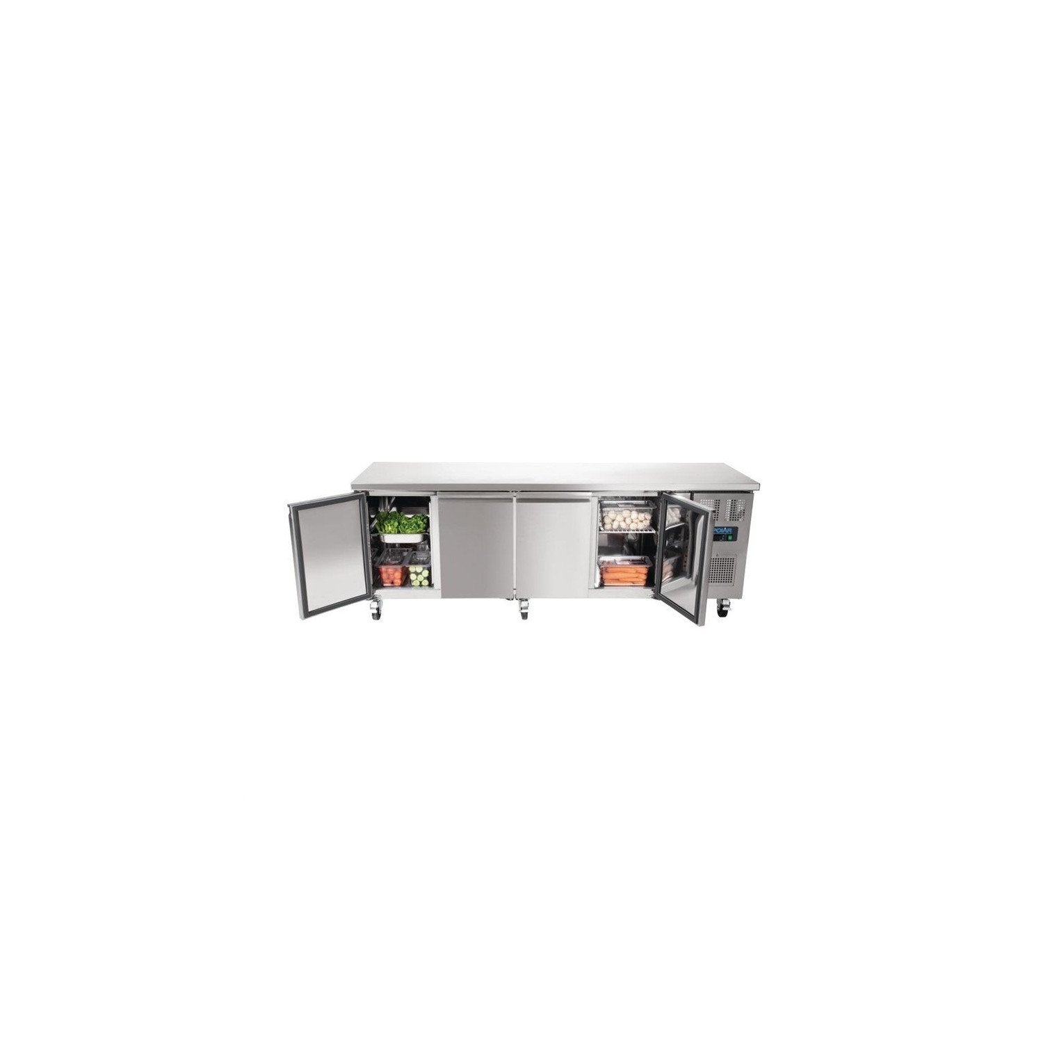 Table réfrigérée positive - Inox 4 portes 449L - Polar - Mathon - 3