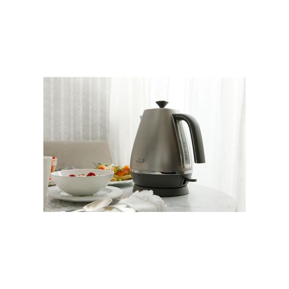 Bouilloire -   - Kbi2001.s - 2000 W - 1,7 L - Métal Mat / Détails Chromé Delonghi - Mathon - 3