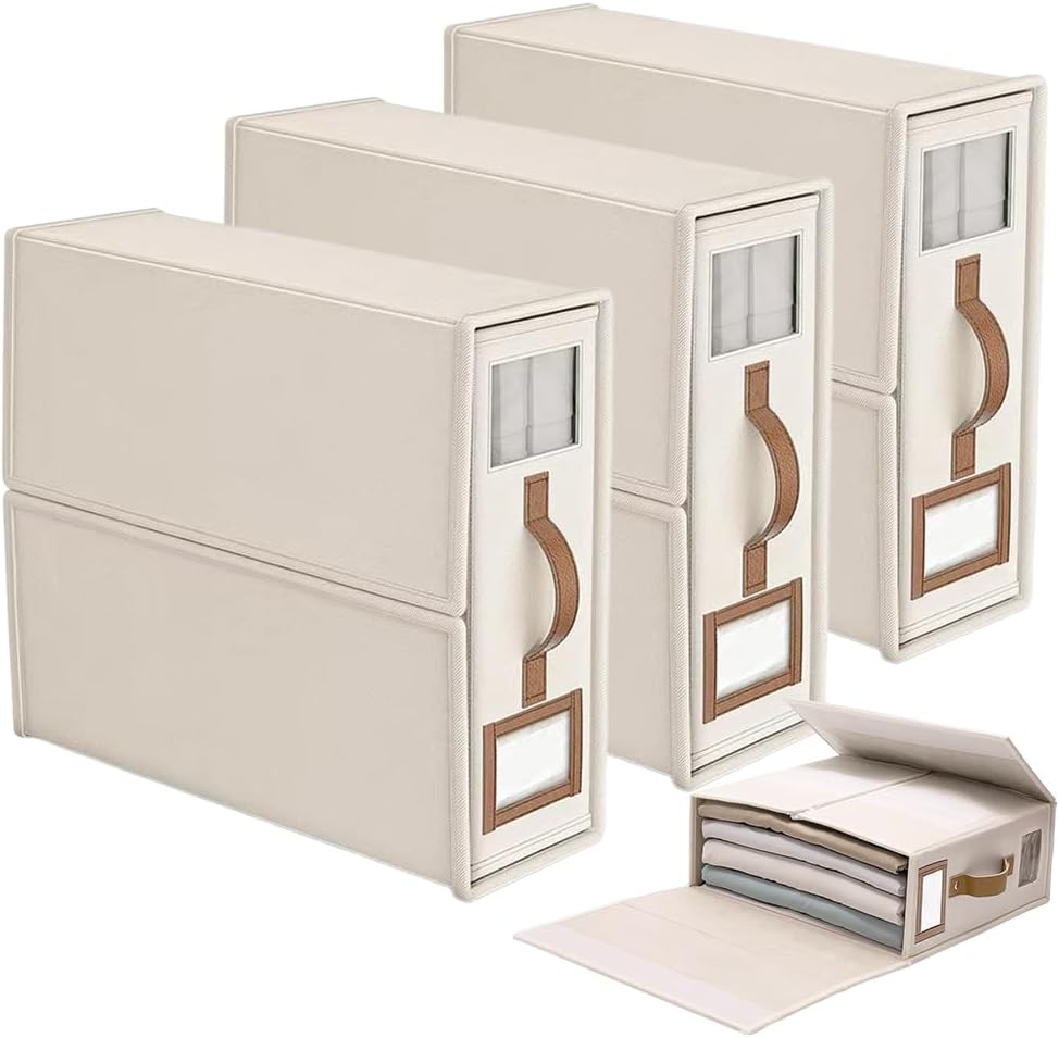 Set de 3 organiseurs de linge de lit pliables Vendos85 - Mathon