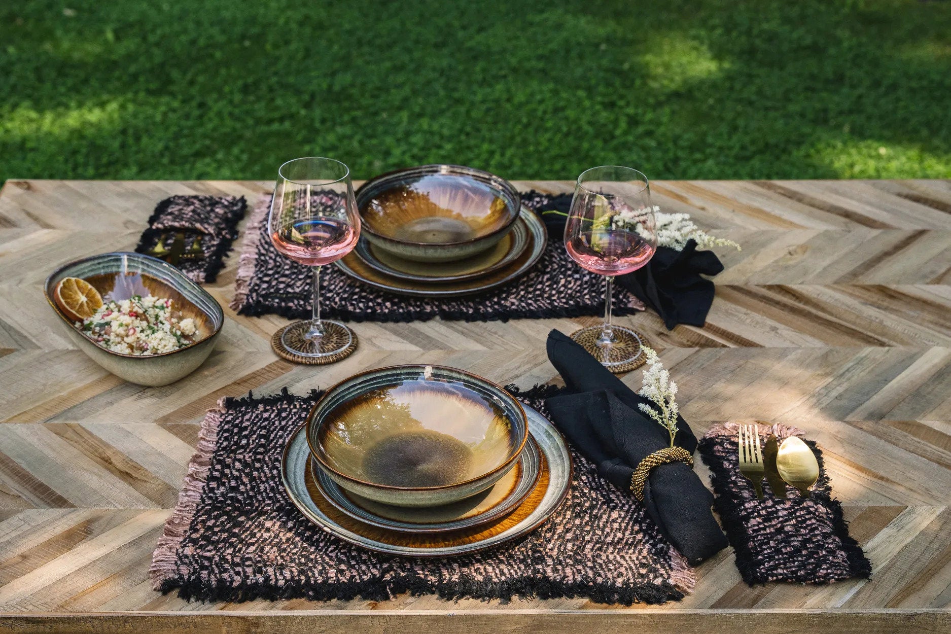 Le Porte-Couverts Oh My Gee - Noir Cuivre - Lot De 4 Bazar Bizar - Mathon - 9