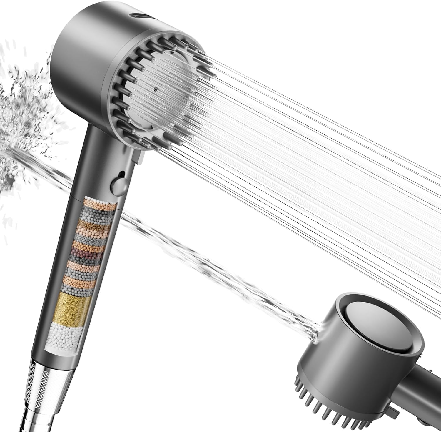 Pommeau de douche filtrant moderne 5 en 1 Vendos85 - Mathon