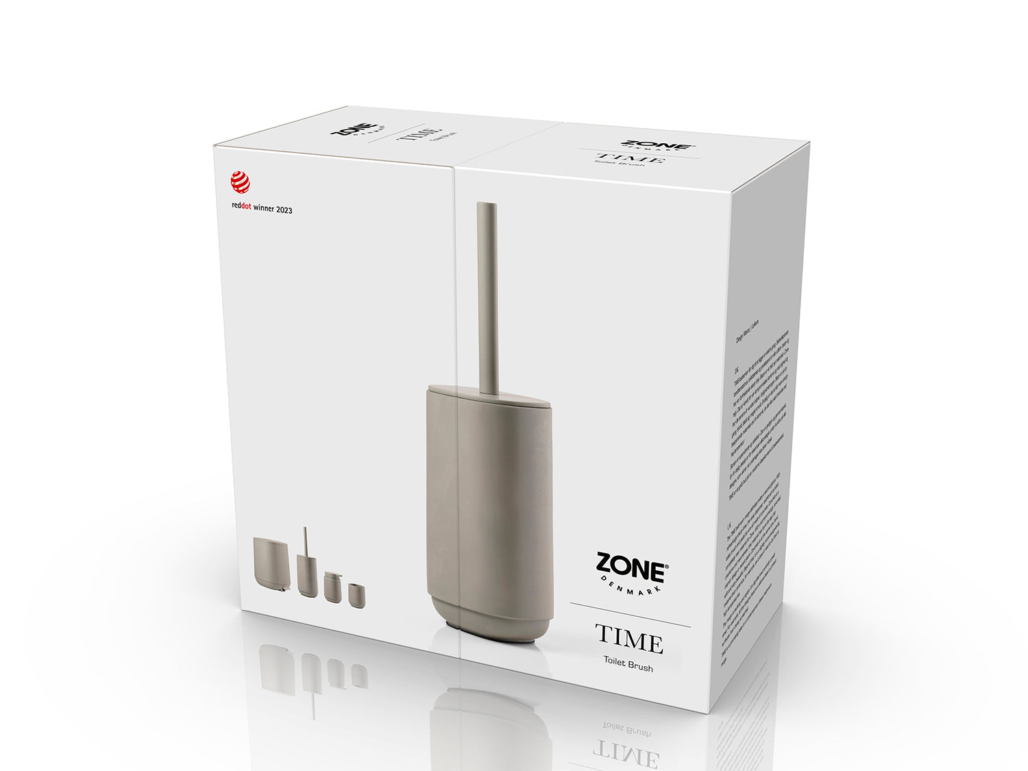 Brosse de toilette TIME en béton et abs Concrete Zone Denmark - Mathon - 4