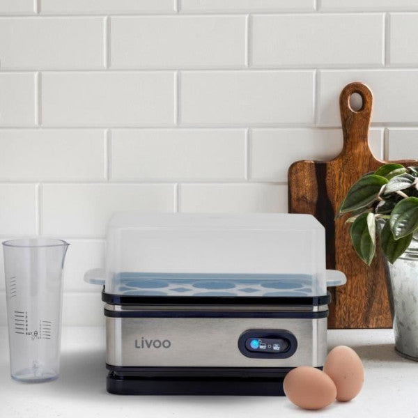 Cuiseur A Oeufs - Livoo - Doc290 - 400w - 6 Oeufs - Acier Inoxydable - Livoo - Mathon - 6