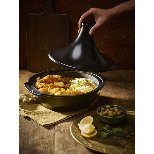 Plat à tajine Atlas 30 cm noir satin Peugeot - Mathon - 3