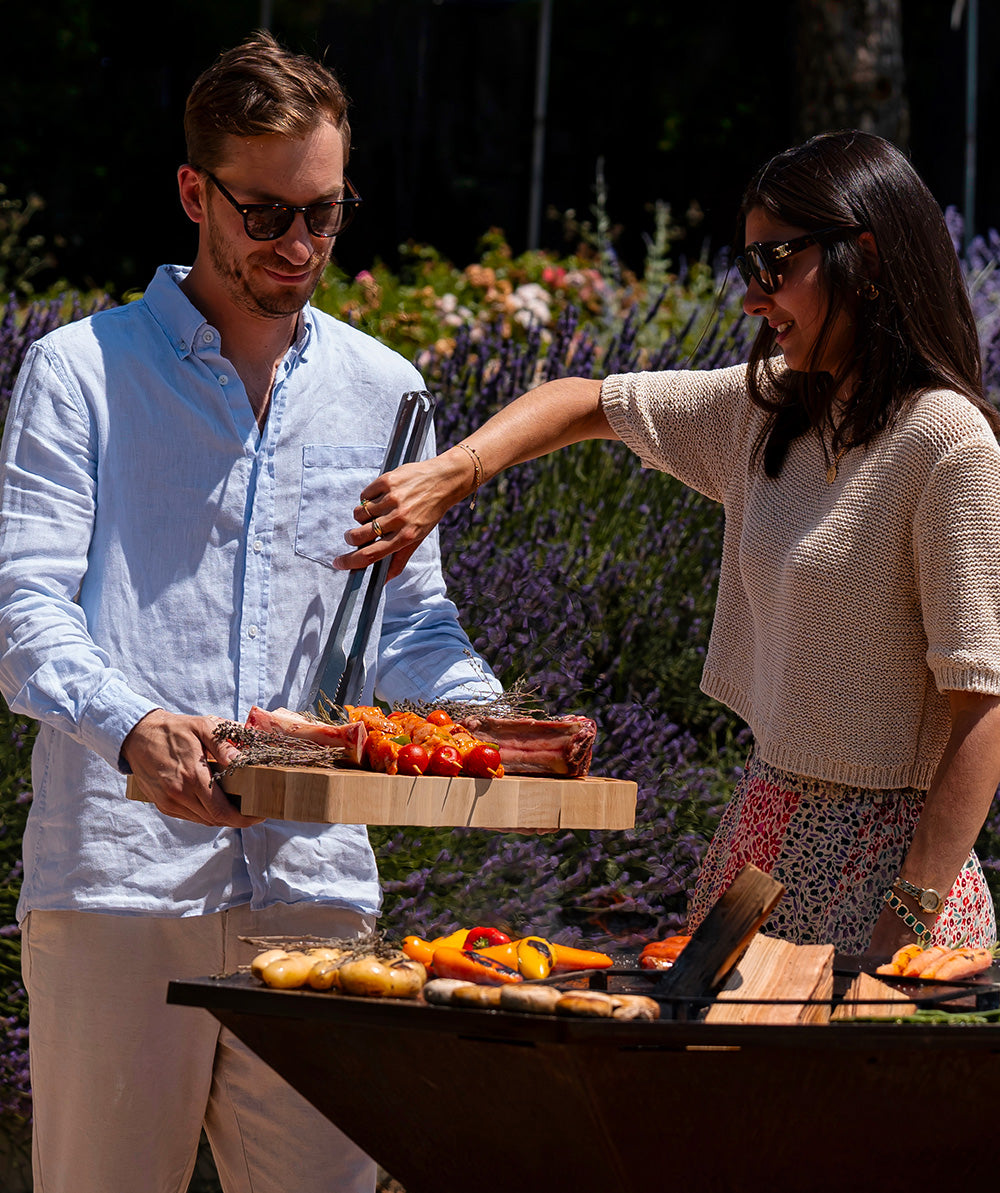 Planche découpe Bois de Bout Hexagone - Mathon - 4