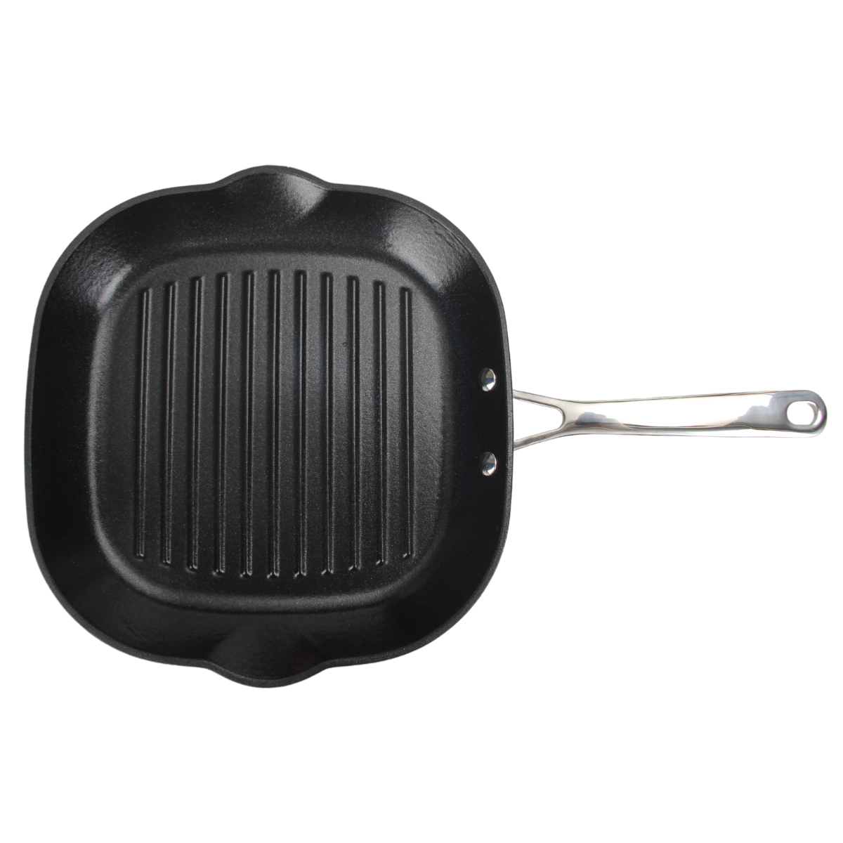 Poêle En Fonte AirIron 28 Cm - Antiadhésif Céramique, Sans PFOA, Fond épais 3mm - Compatible Induction Et Tous Feux
