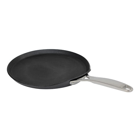 Poêle à crêpes aluminium avec revêtement céramique Castel’Pro Ultralu 24 cm Cristel - Mathon - 1