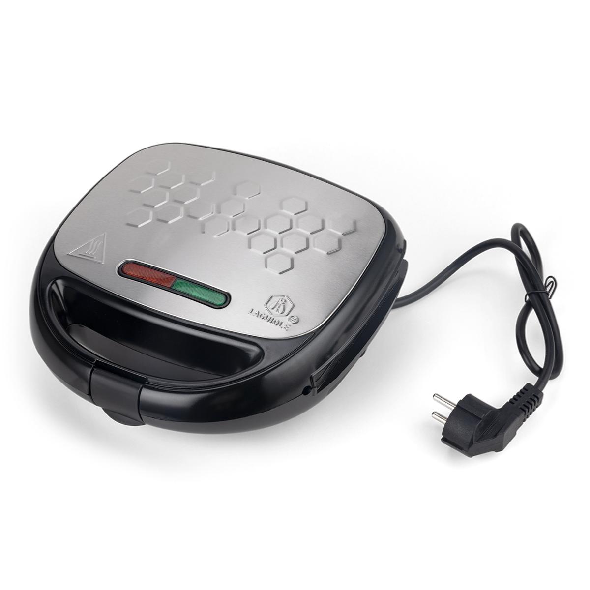 Appareil électrique 3 en 1 (gaufre - croque-moniseur - grill) Laguiole Cuisson - Mathon - 1