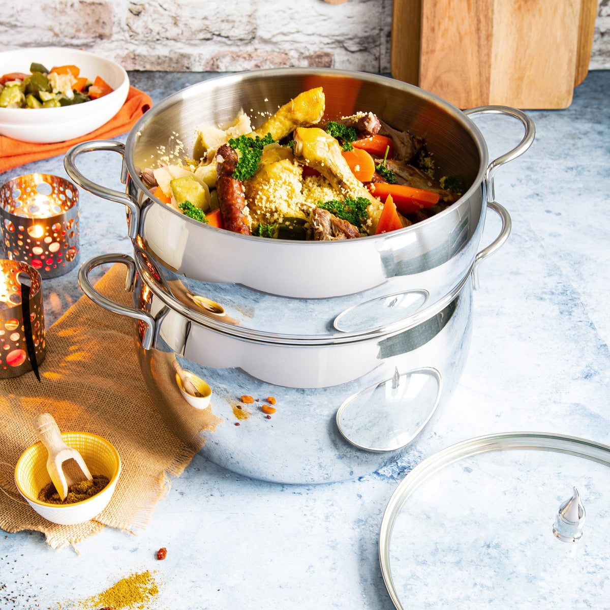 Couscoussier Médina 26cm Cristel - Mathon - 3