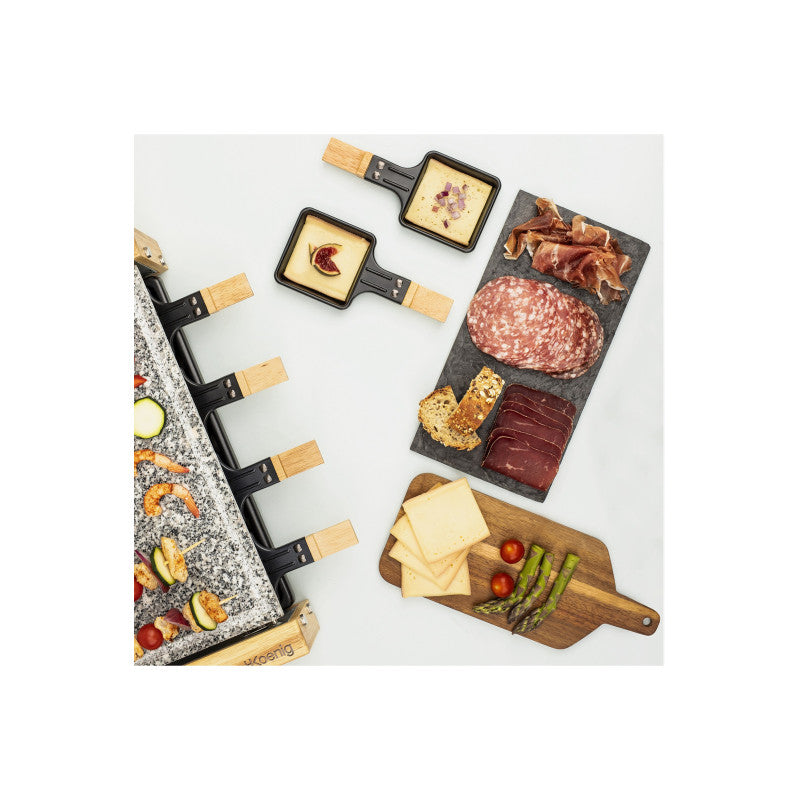 Raclette et pierre à cuire 8 personnes - WOD8 H.Koenig - Mathon - 6