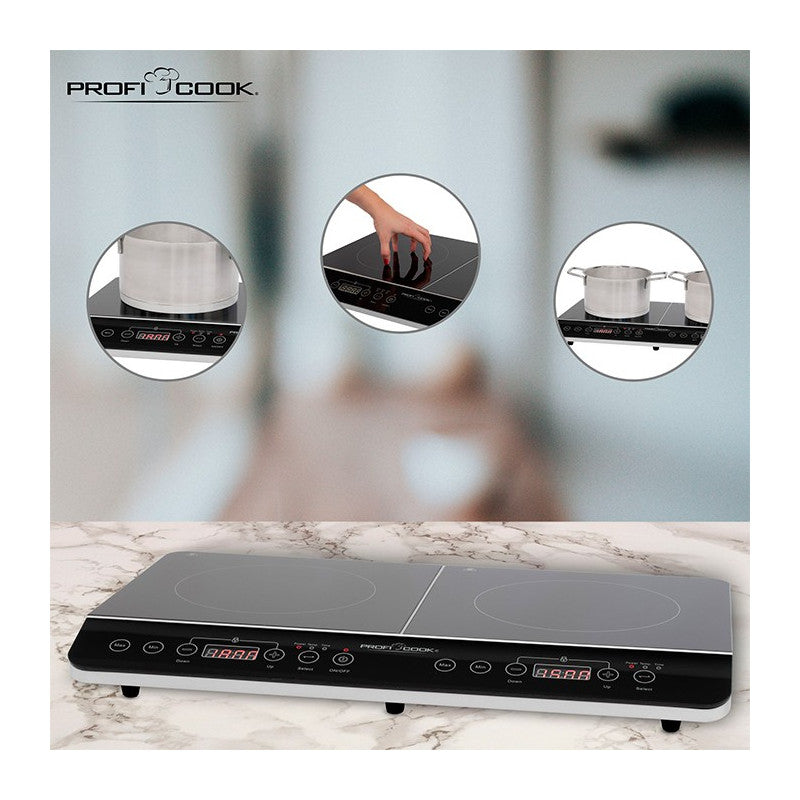 Double plaques à induction Proficook PC-DKI 1067 Noir Proficook - Mathon - 3