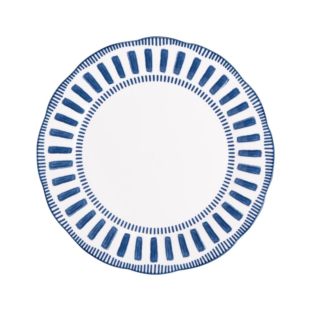 Assiette creuse Napoli bleue 22 cm (lot de 6) Table passion - Mathon - 2