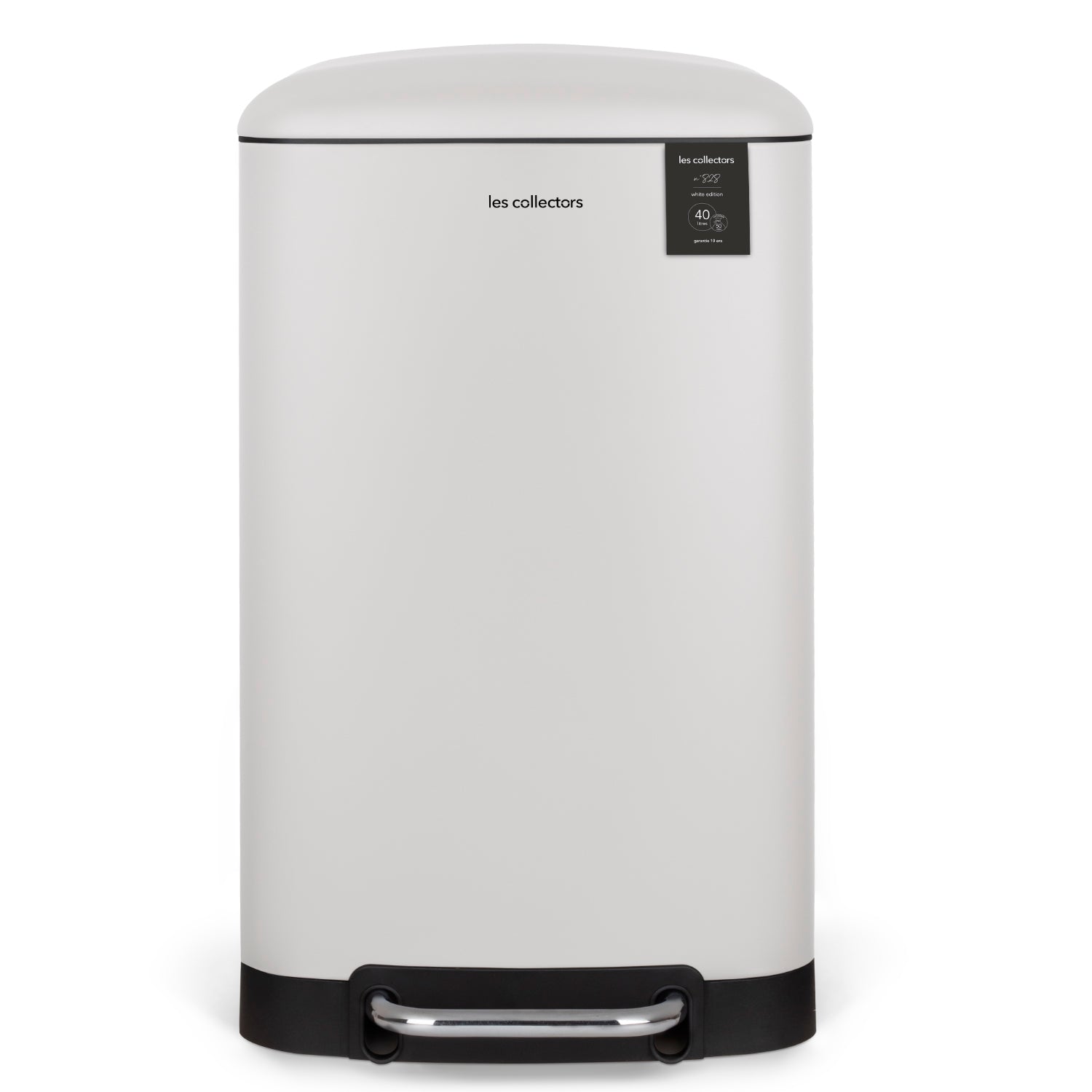 Poubelle à pédale 40L, white edition - N°828 Les Collectors - Mathon - 1