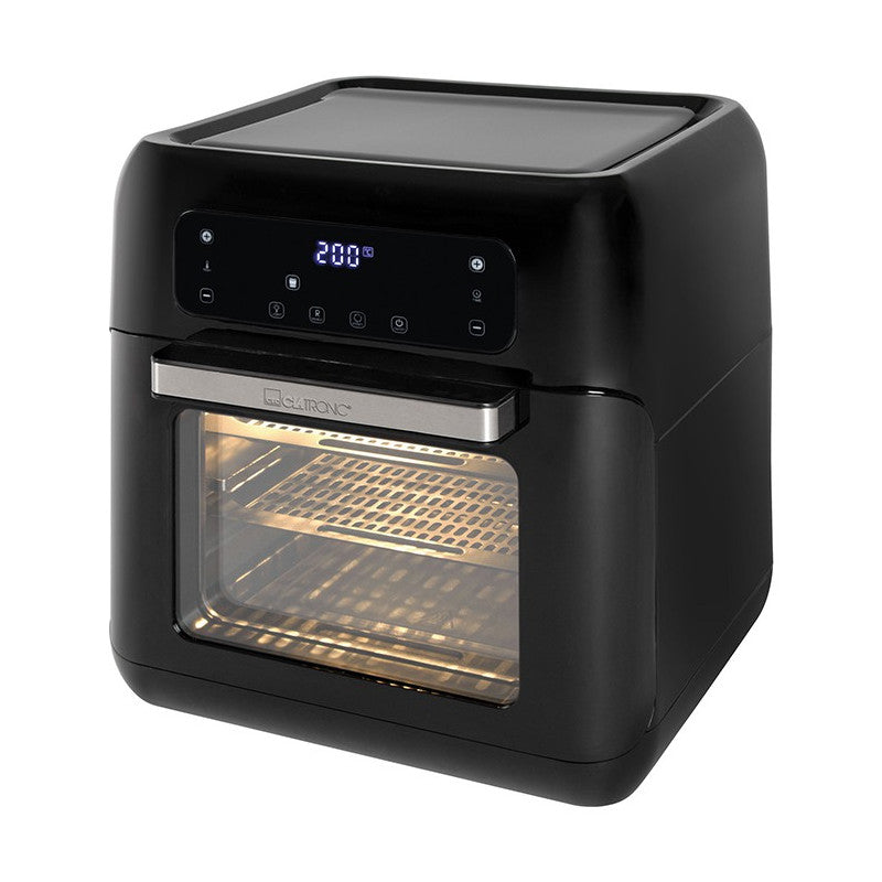 Four à air chaud 11L 1500W Clatronic FR 3747H Noir Clatronic - Mathon - 1