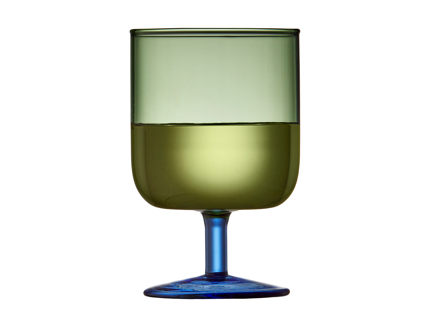 Set de 2 verres à vin TORINO Vert/Bleu Lyngby Glas - Mathon - 3