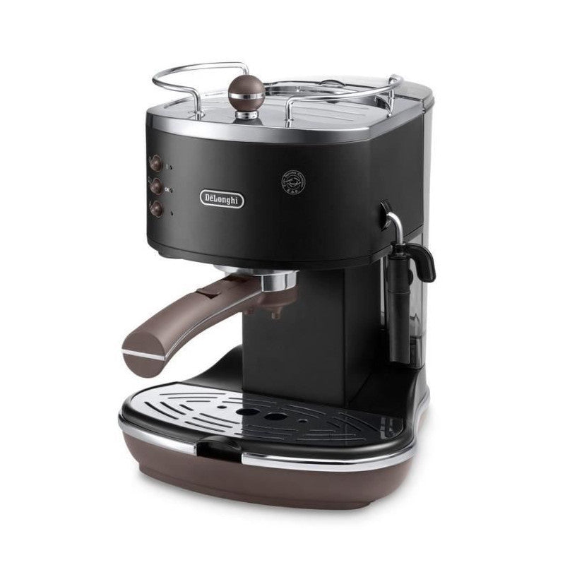 Ecov 310.bk Machine Expresso Classique Icona Vintage - Noir Marron Delonghi - Mathon - 1