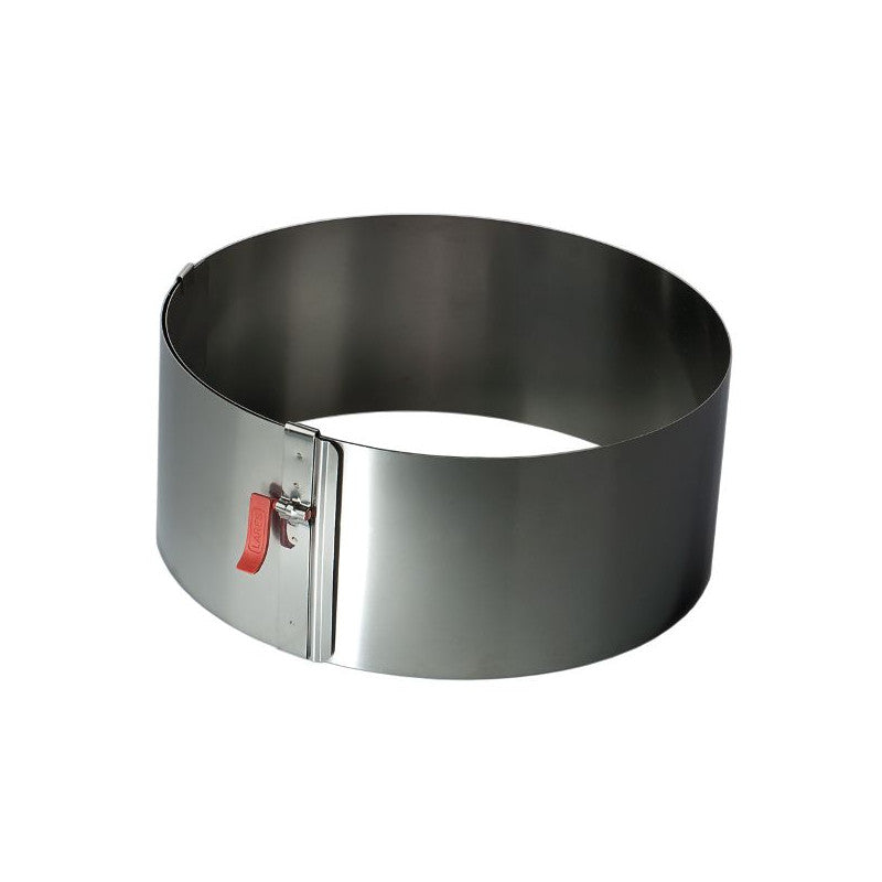 Cercle A Tarte Inox 18-30 Cm X7cm Lares - 6008 Lares - Mathon - 1