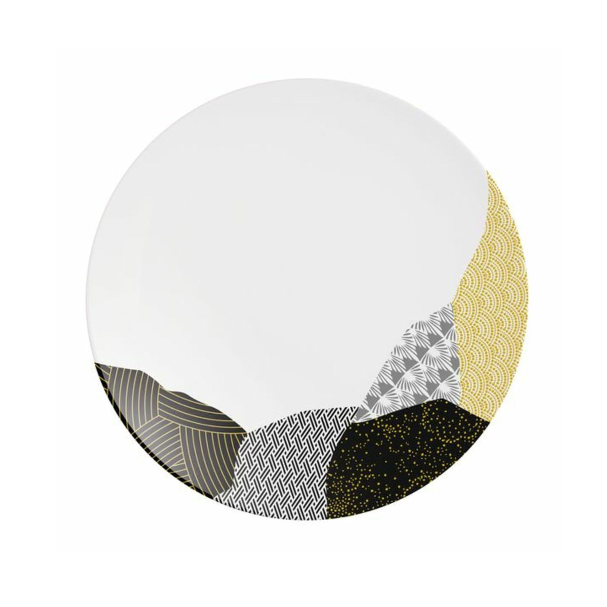 6 assiettes à dessert 21,5cm Fragment Ambre Chef & Sommelier - Mathon - 1