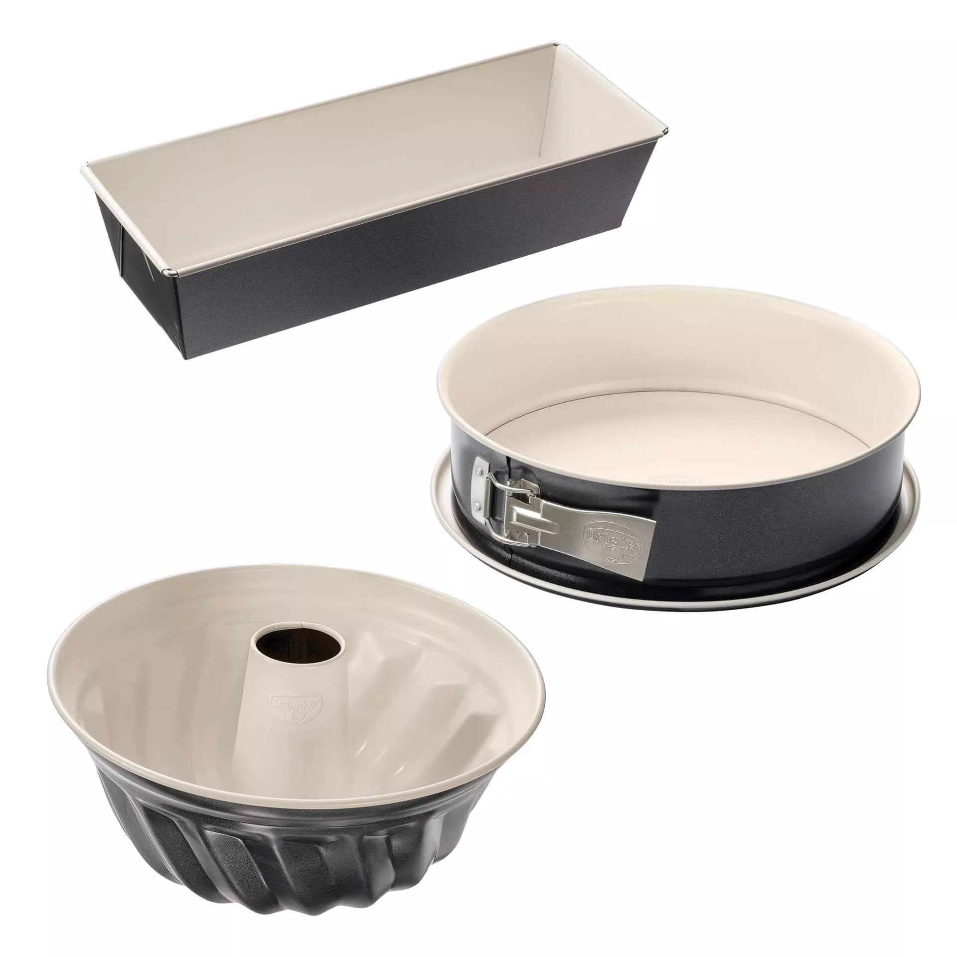 Set de 3 moules à pâtisserie Dr Oetker Back-Trend Dr. Oetker - Mathon - 1