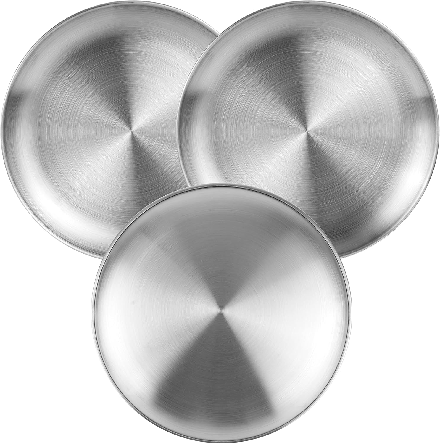 Assiette en acier inoxydable 304 – 20 cm durable et élégante Vendos85 - Mathon