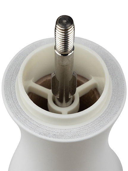 Tahiti Moulin à sel manuel en bois couleur blanc mat 15 cm Peugeot - Mathon - 3