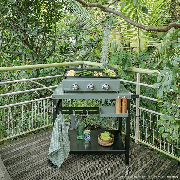 Desserte pour plancha 85 x 50 cm GS167V Livoo - Mathon - 2