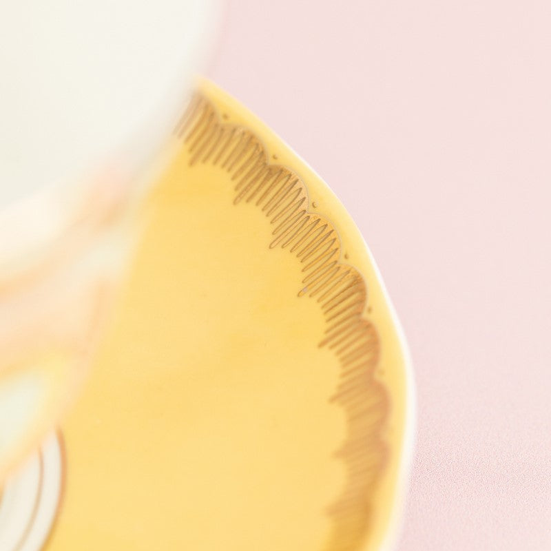 Paire Tasse thé (1 tasse + 1 sous-tasse) 280ml Serpent - Animal Magic Yvonne Ellen - Mathon - 2