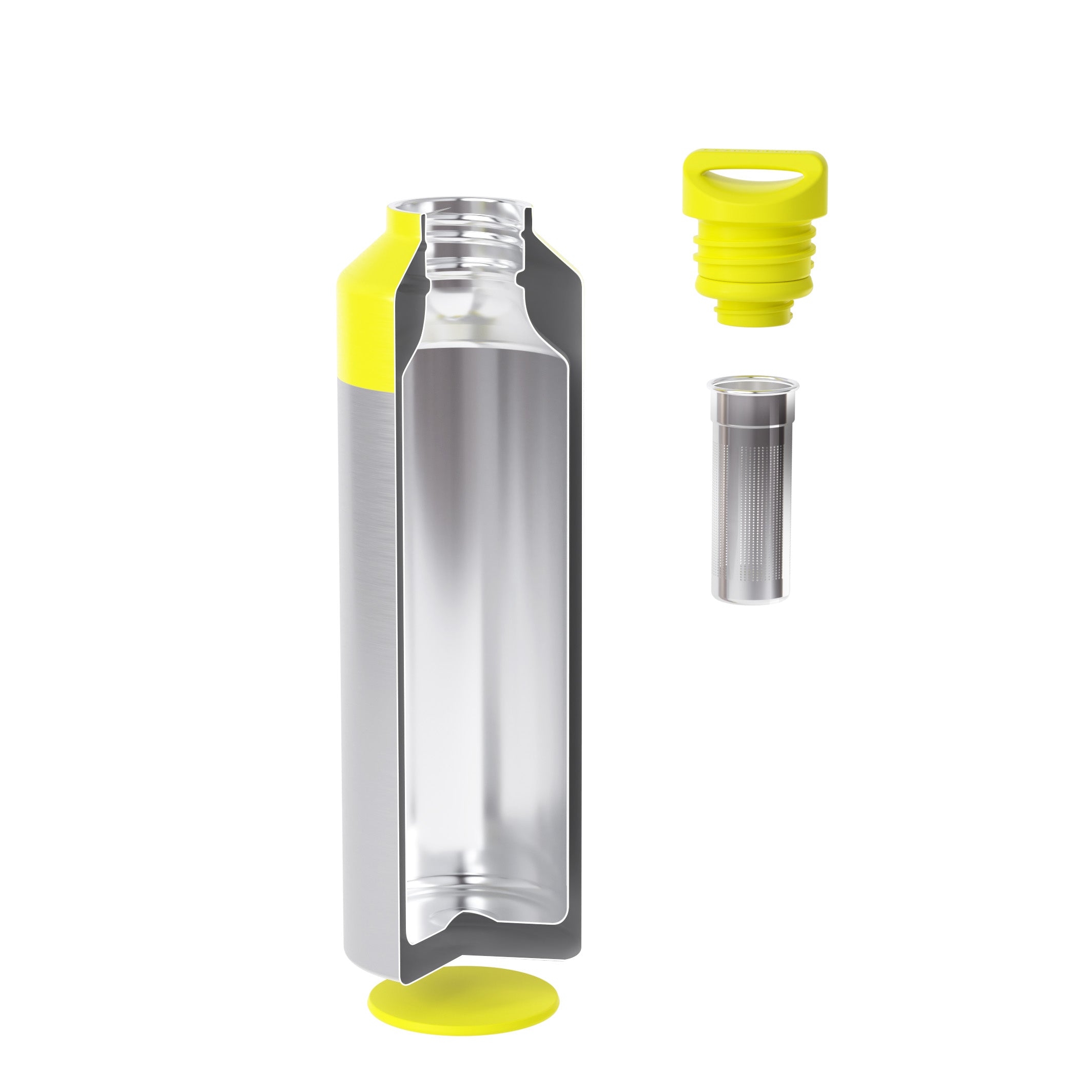 Bouteille isotherme avec infuseur Steel 500ml The Journey Monbento - Mathon - 3