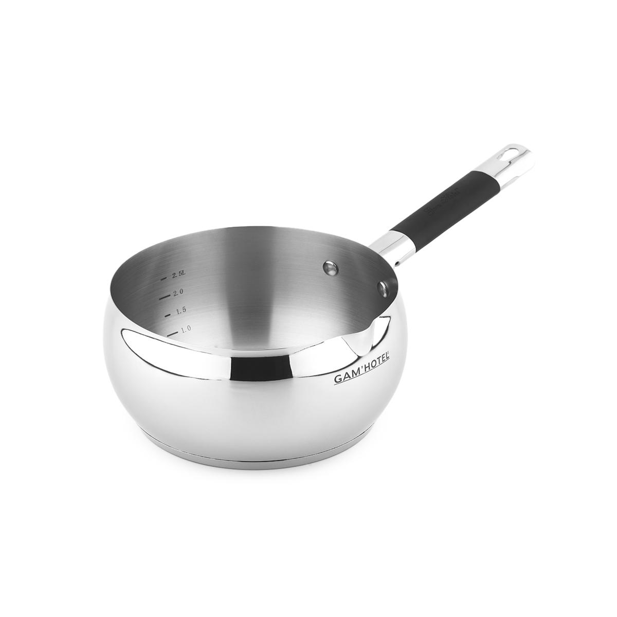 4 Casseroles 14/16/18/20cm - Inox induction Gam Hotel - Mathon - 3