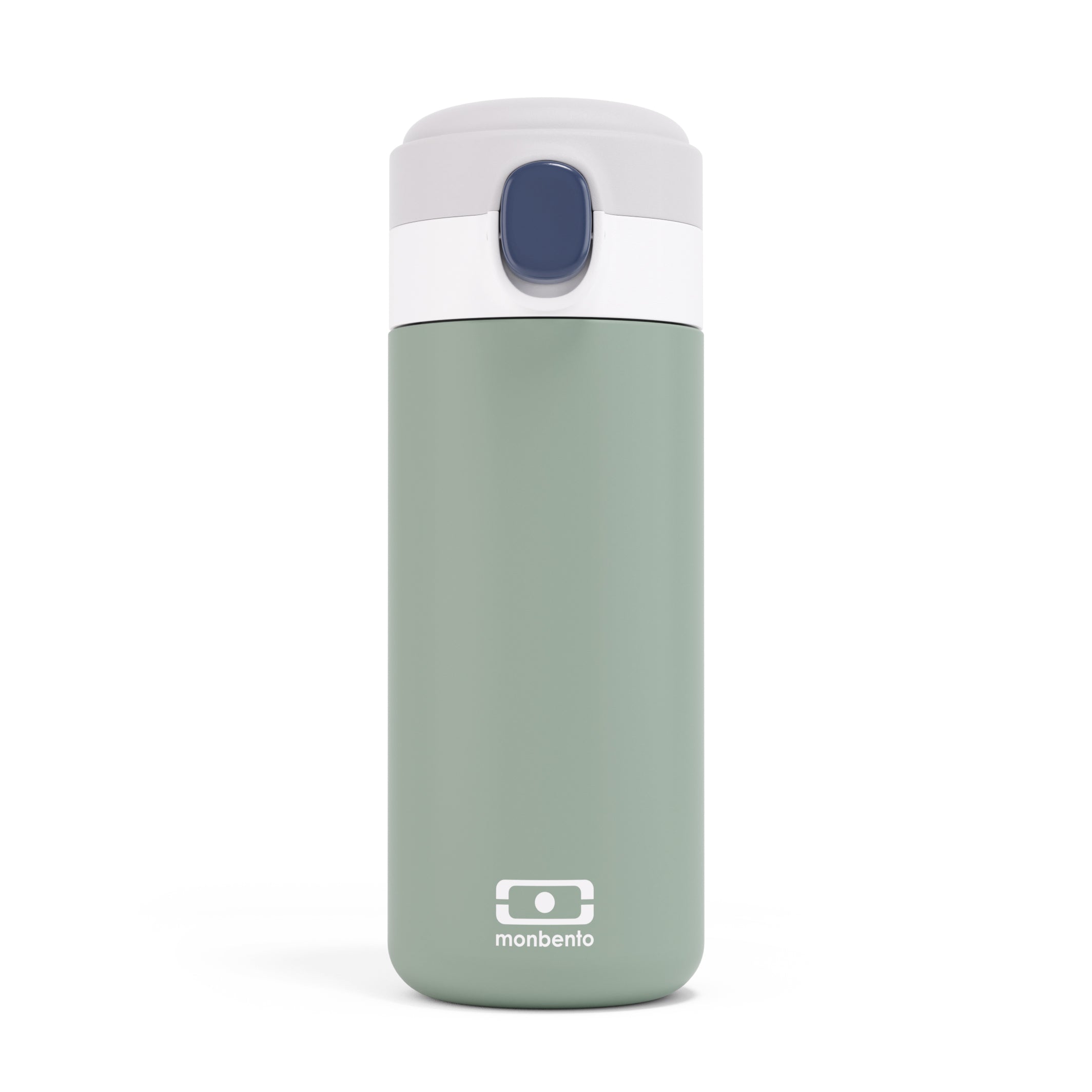 Gourde isotherme à bec verseur Pop 360ml Vert Natural Monbento - Mathon - 1