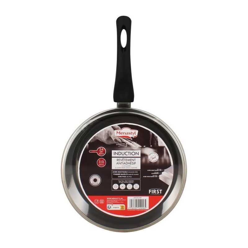 Sauteuse - Menastyl - 6020248 - En Acier Inoxydable - 28 Cm - Tous Feux Dont Induction Menastyl - Mathon - 2