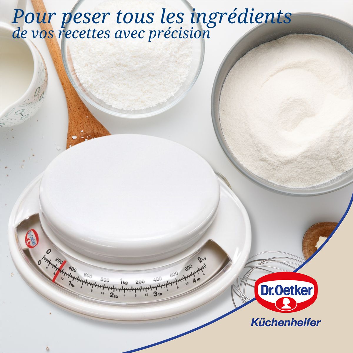 Balance de cuisine sans pile 2 kg Dr. Oetker Baker Edition Dr. Oetker - Mathon - 4