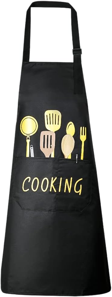 Tablier de cuisine imperméable unisexe 72 x 65 cm cooking Vendos85 - Mathon