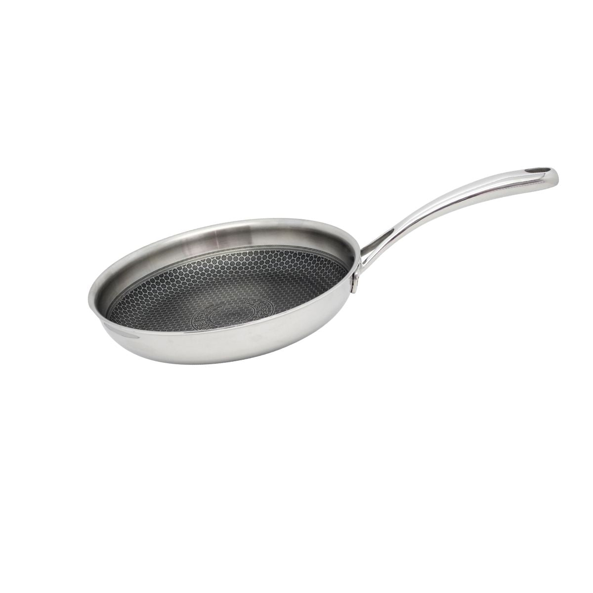 Poêle 28 cm en inox 18/10  Relief Evolution Elo - Mathon - 1